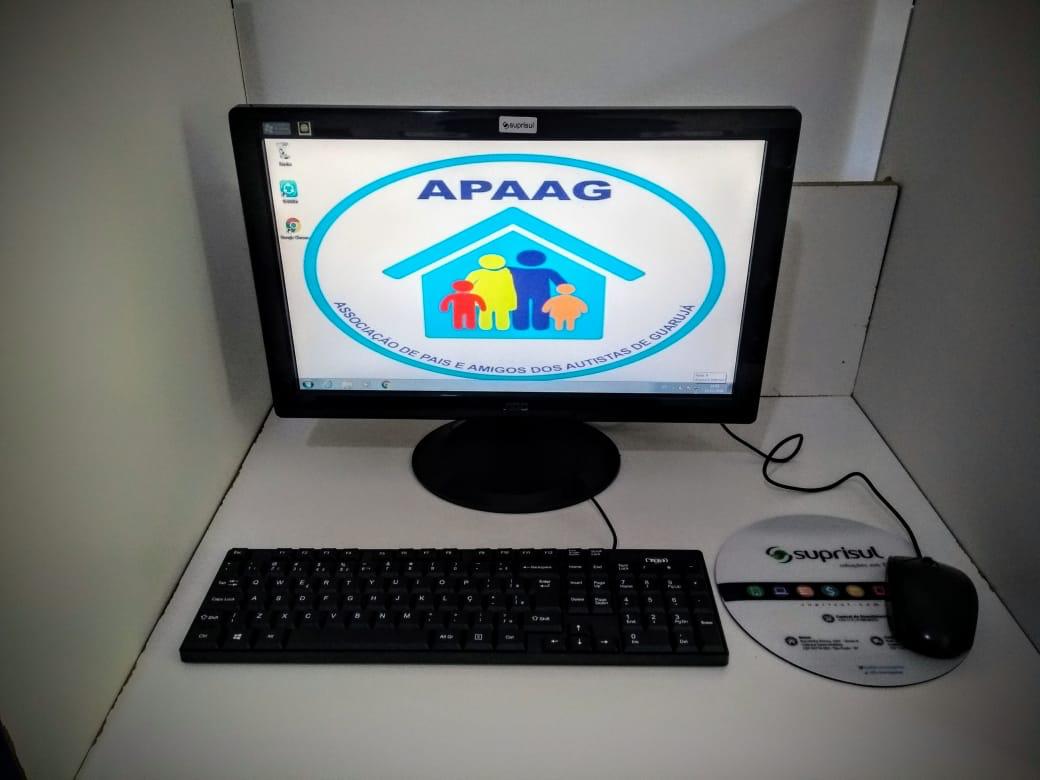 Doação de Laboratório de Informática para APAAG (Associação de Pais e Amigos dos Autistas de Guarujá)